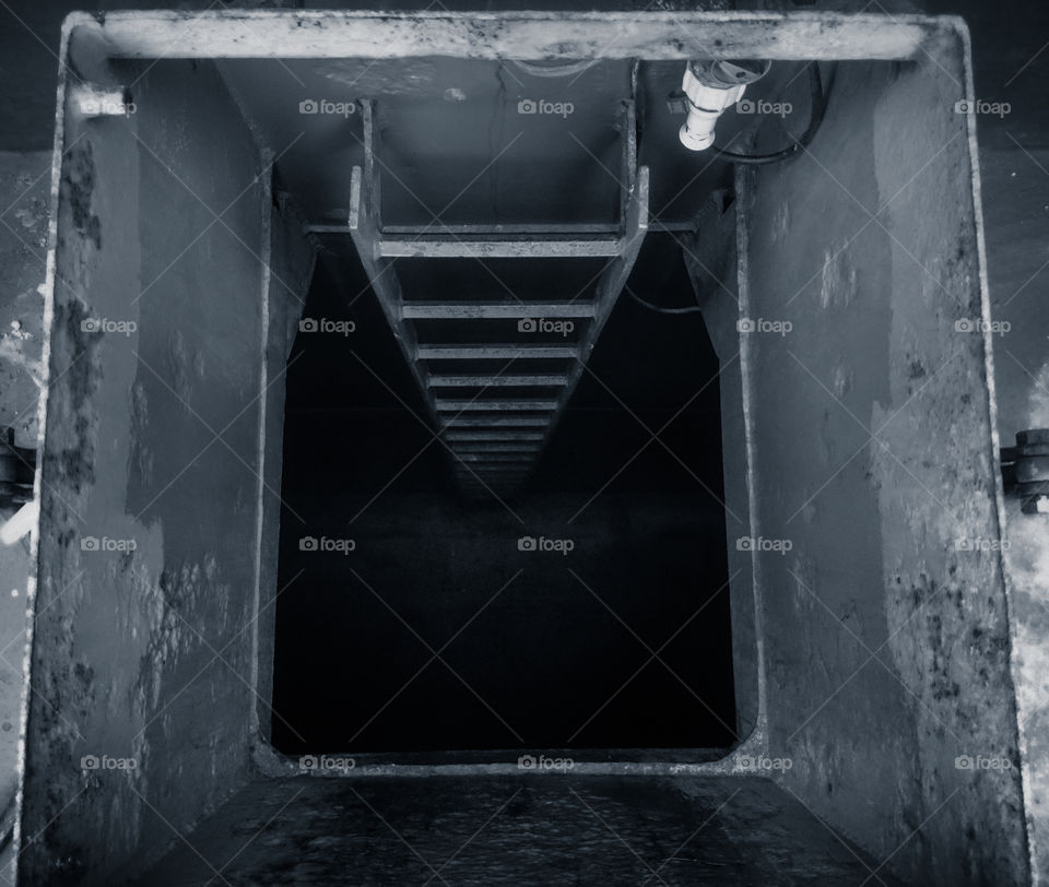 A look into the vessel's hold.