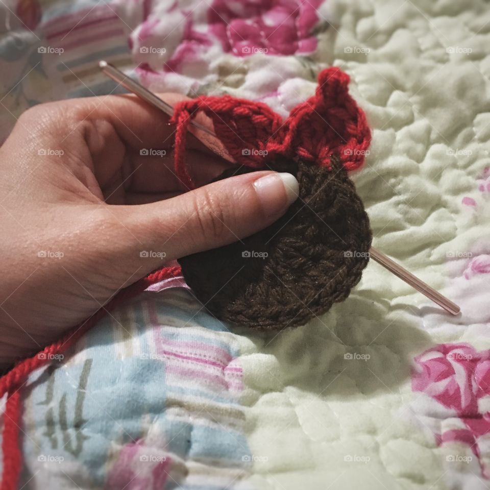 Nothing quite like crocheting on a cold winters night.