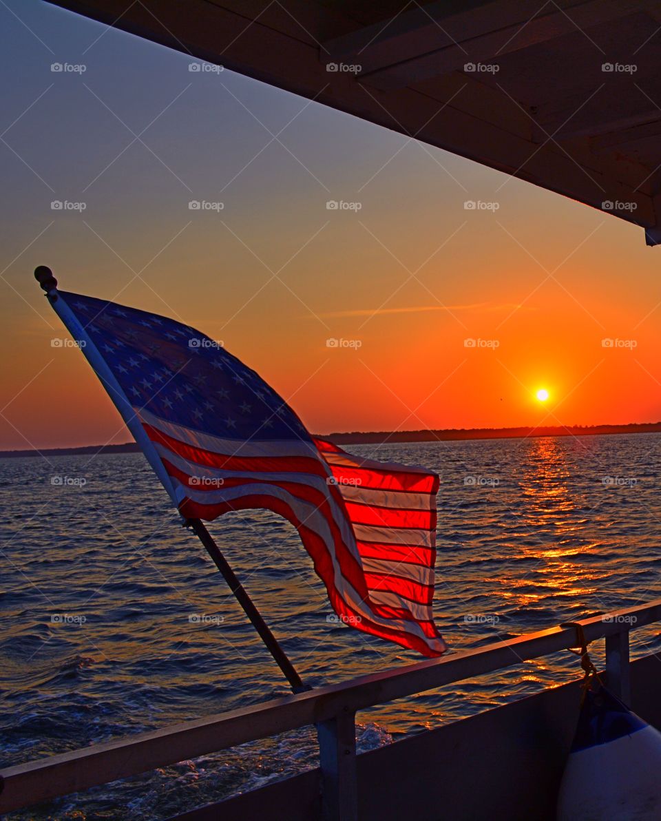 Amazing American Sunset 