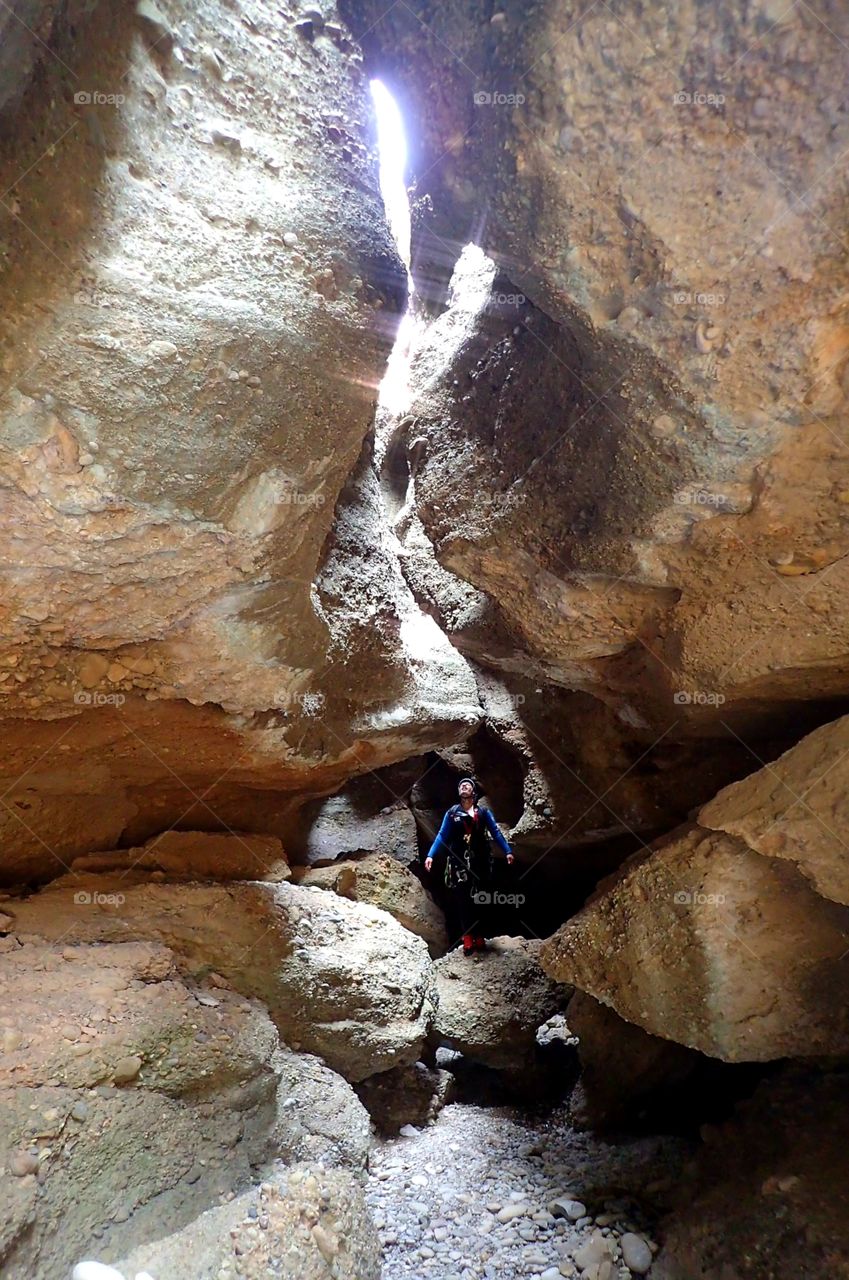you saw the ❤ for canyoning, cueva de cabrito, Sierra de guara