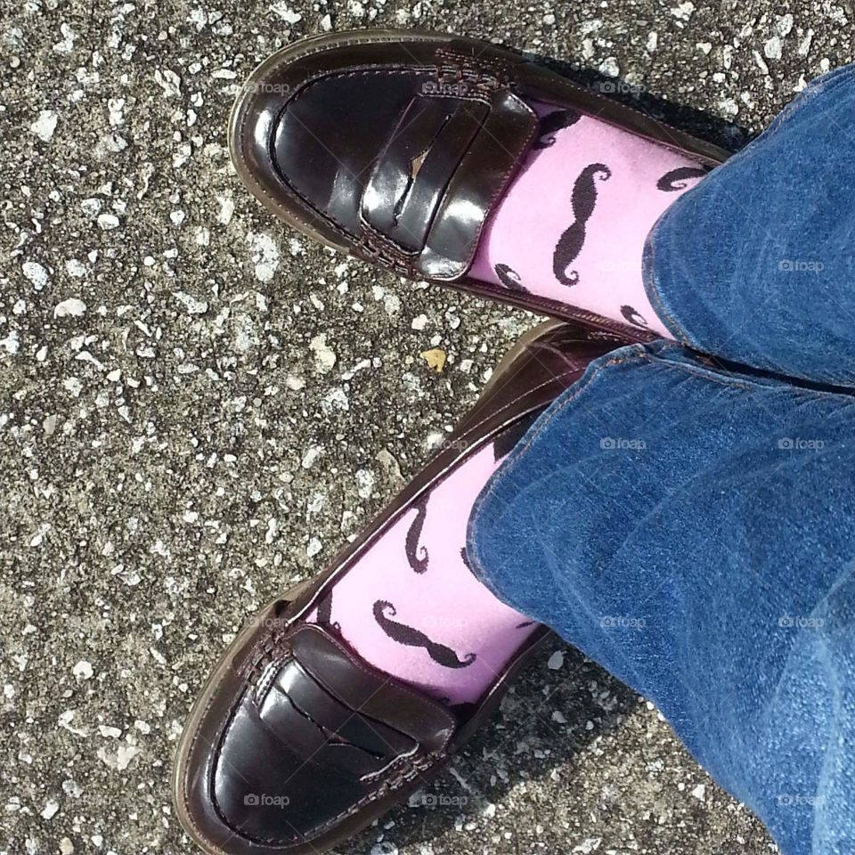 penny loafers and moustaches