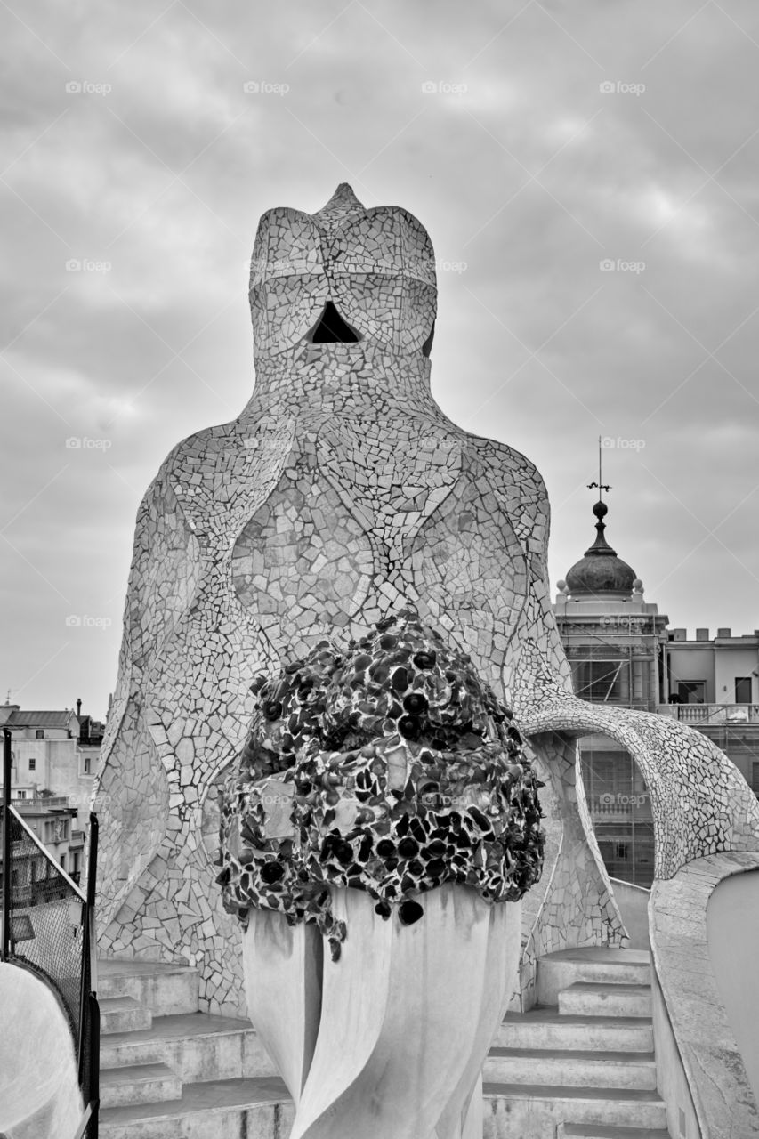 Casa Mila. Chimneys