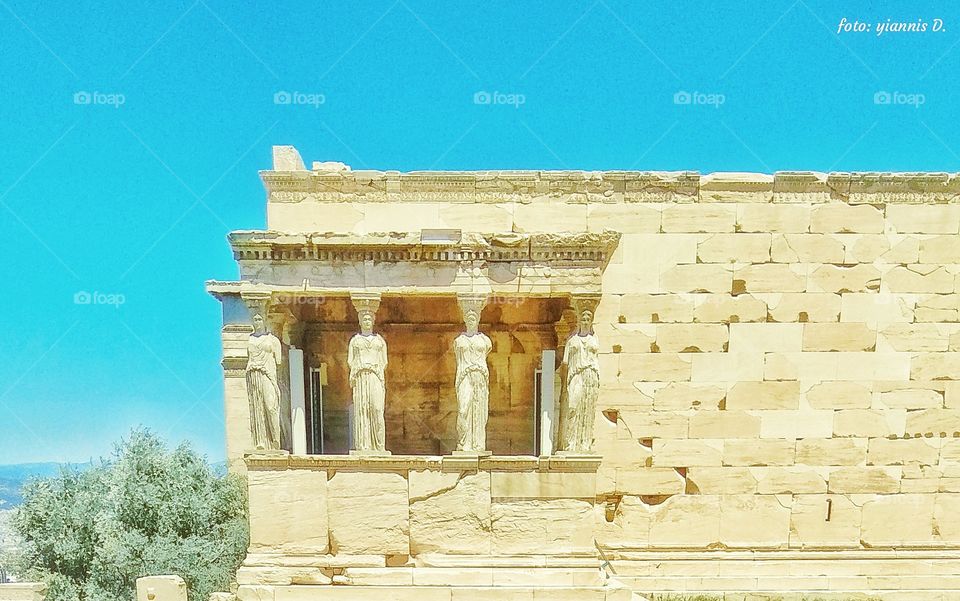 Athens caryatids