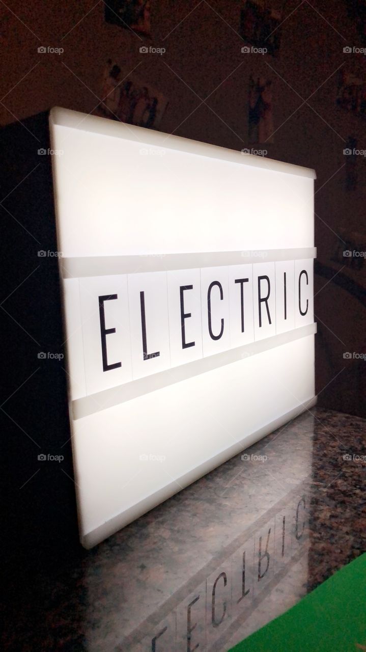 Electric sign