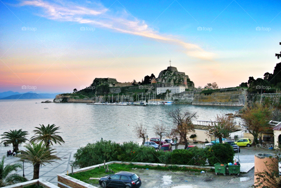 greece sea castle by cminev