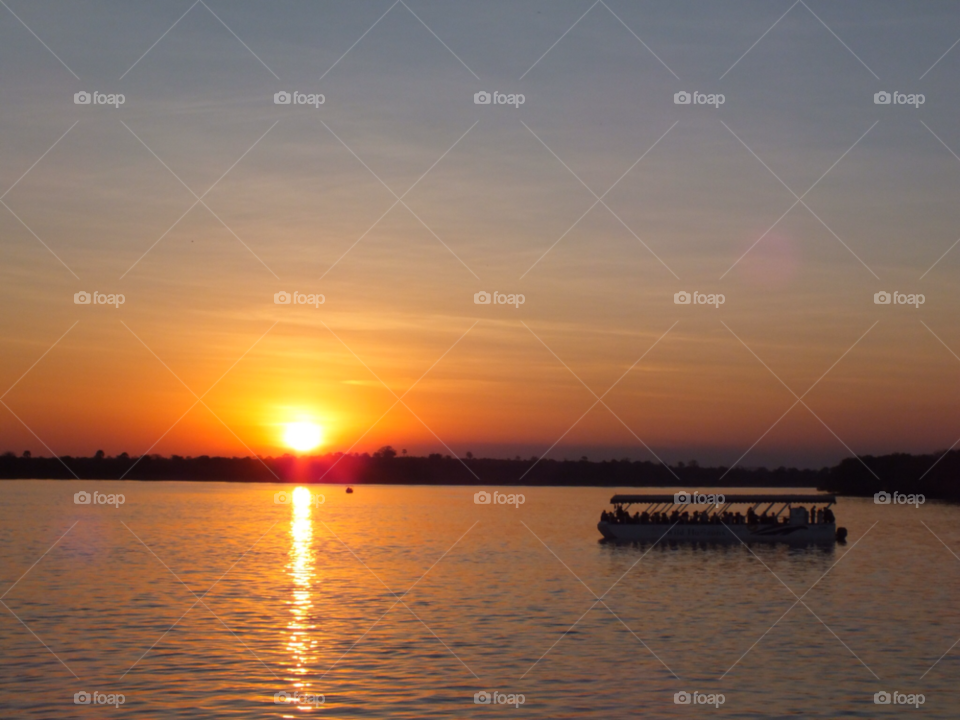 livingstone zambia sunset river boat by Ellie.dixon5