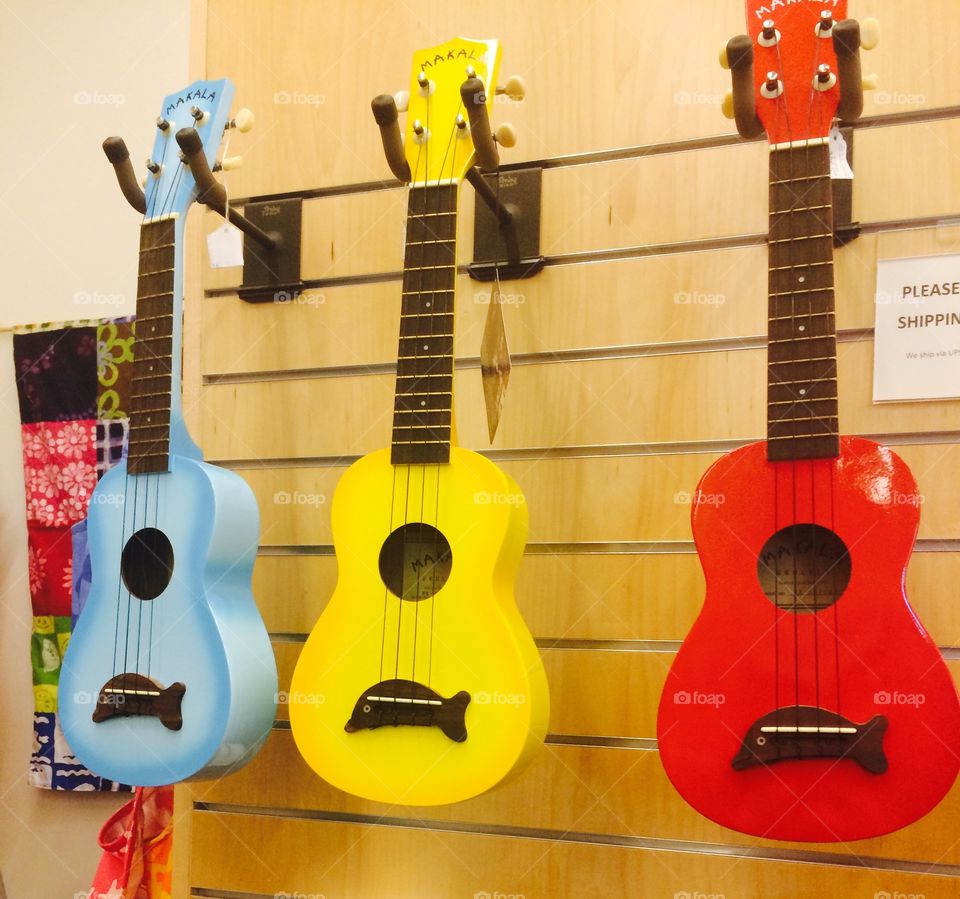 Small Colorful Guitars