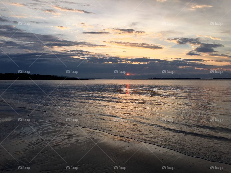 Idyllic view of sea