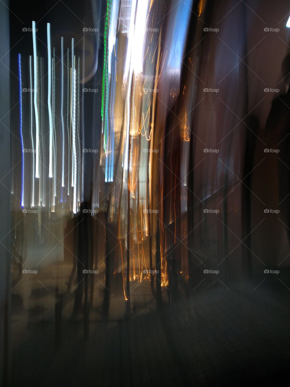 market place at night