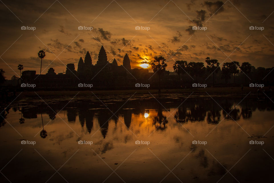 Sunrise at Angkor Wat 