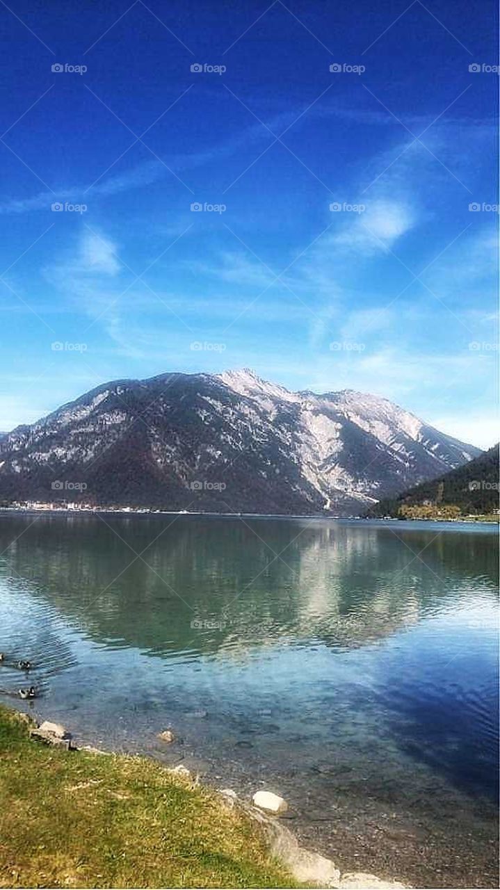 Mountain and Lake in Tirol
