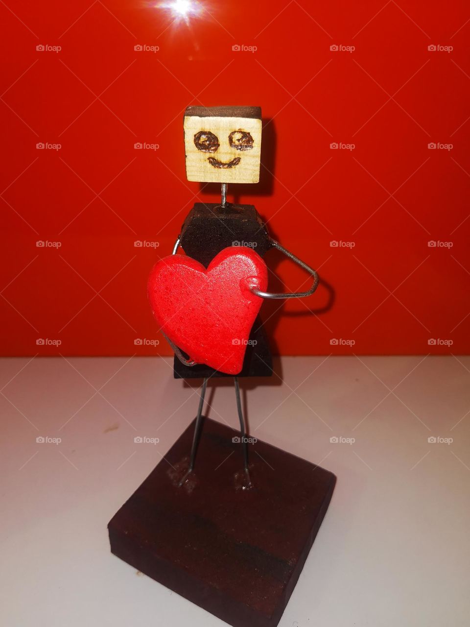 An anthropomorphic girl and sincere and pure love