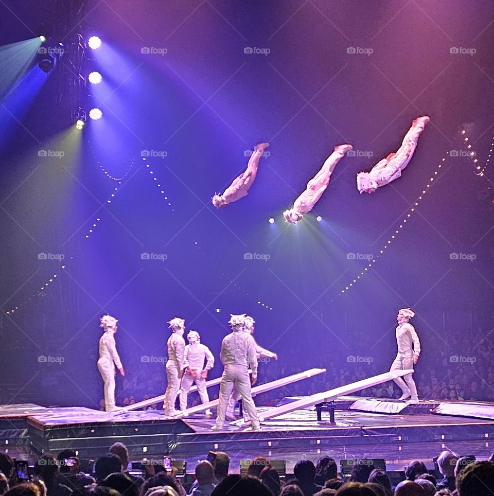Tremplin au cirque du soleil