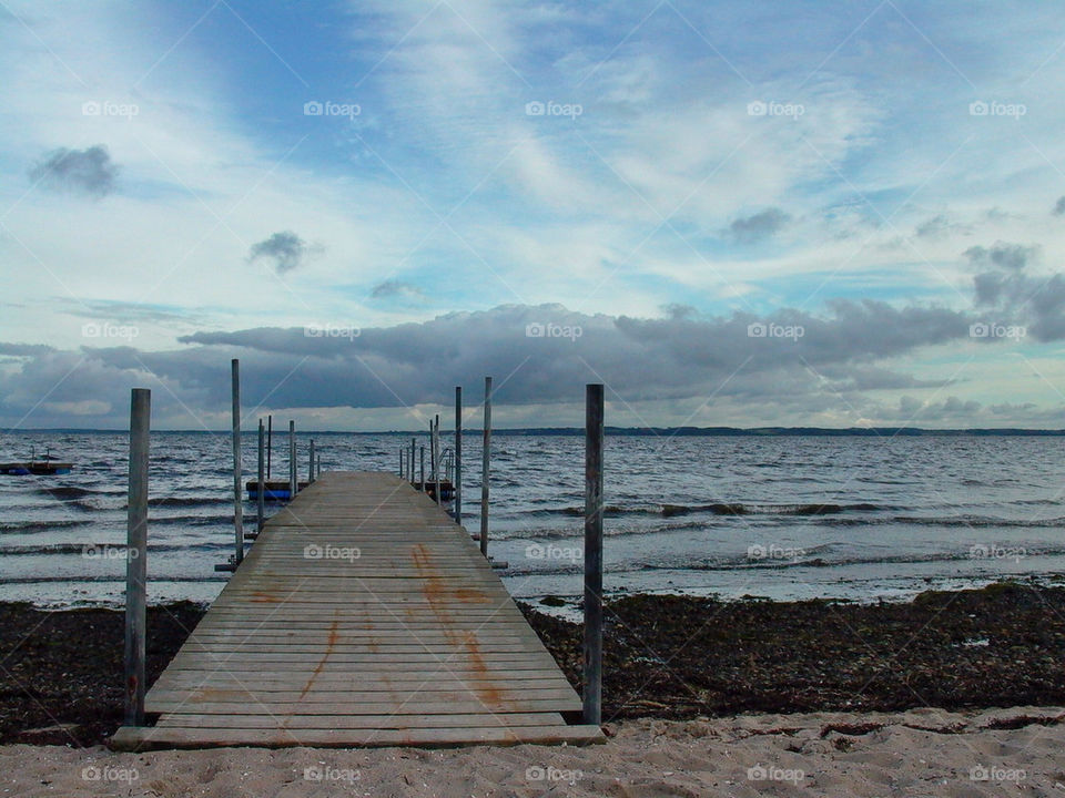beach sky blue vacation by greirik