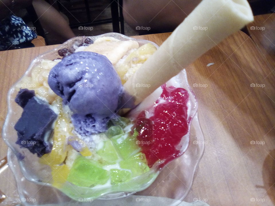 Halo-Halo in the Philippines! Colorful and Delightful! Great to enjoy with the family on a bright Weekends!