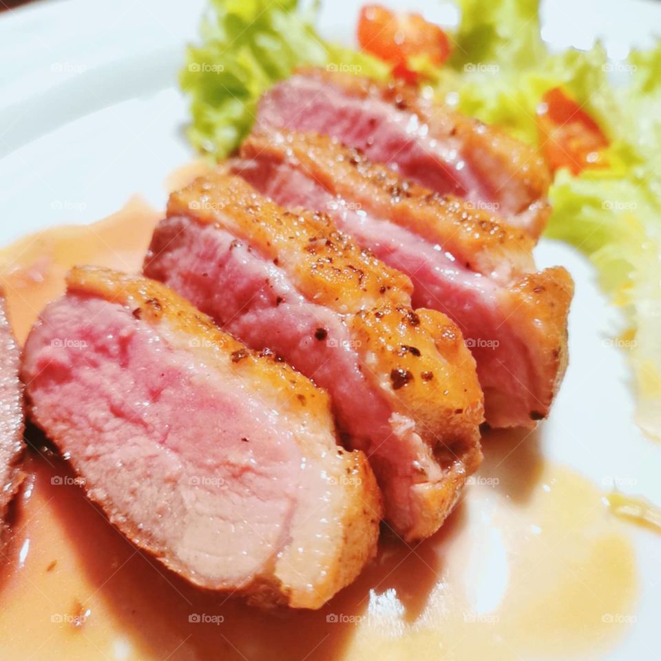 Fried Duck breast