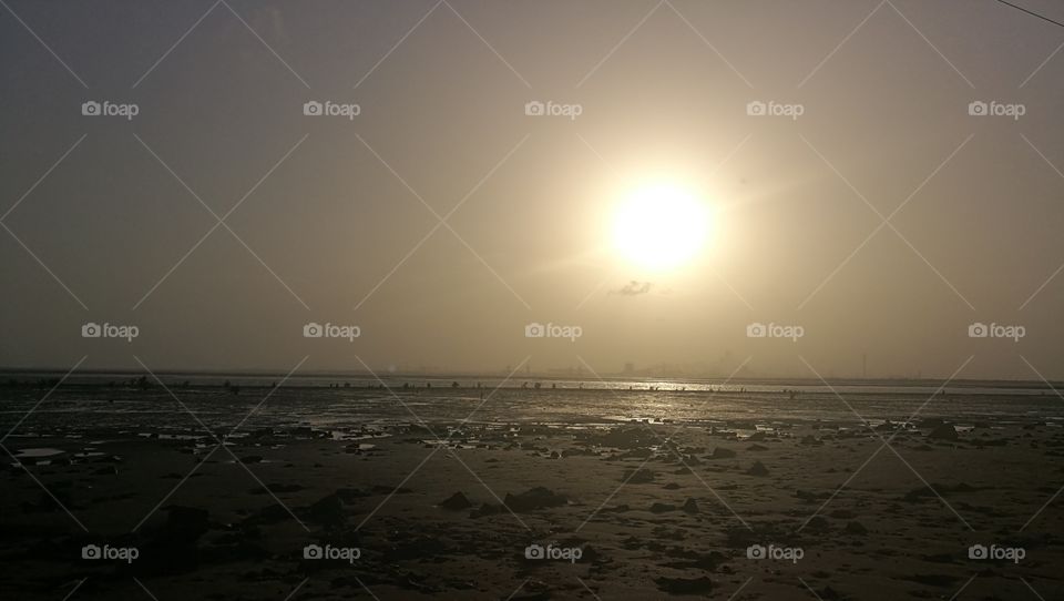 dumas beach, surat, india