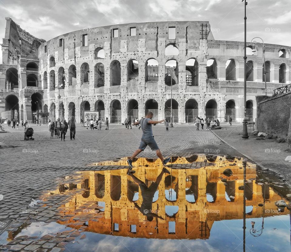 the Colisseum- Rome