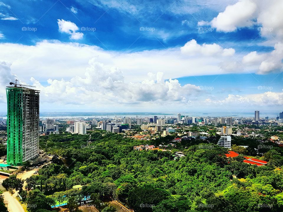 Top View of Cebu City, Philippines