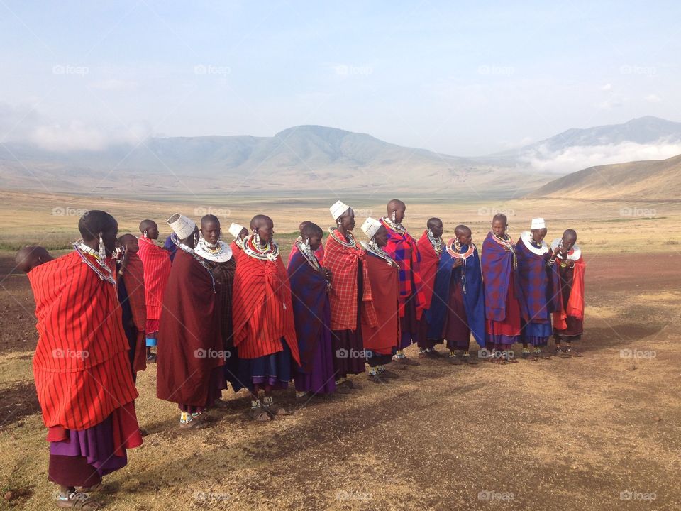Maasai women in Tanzania 