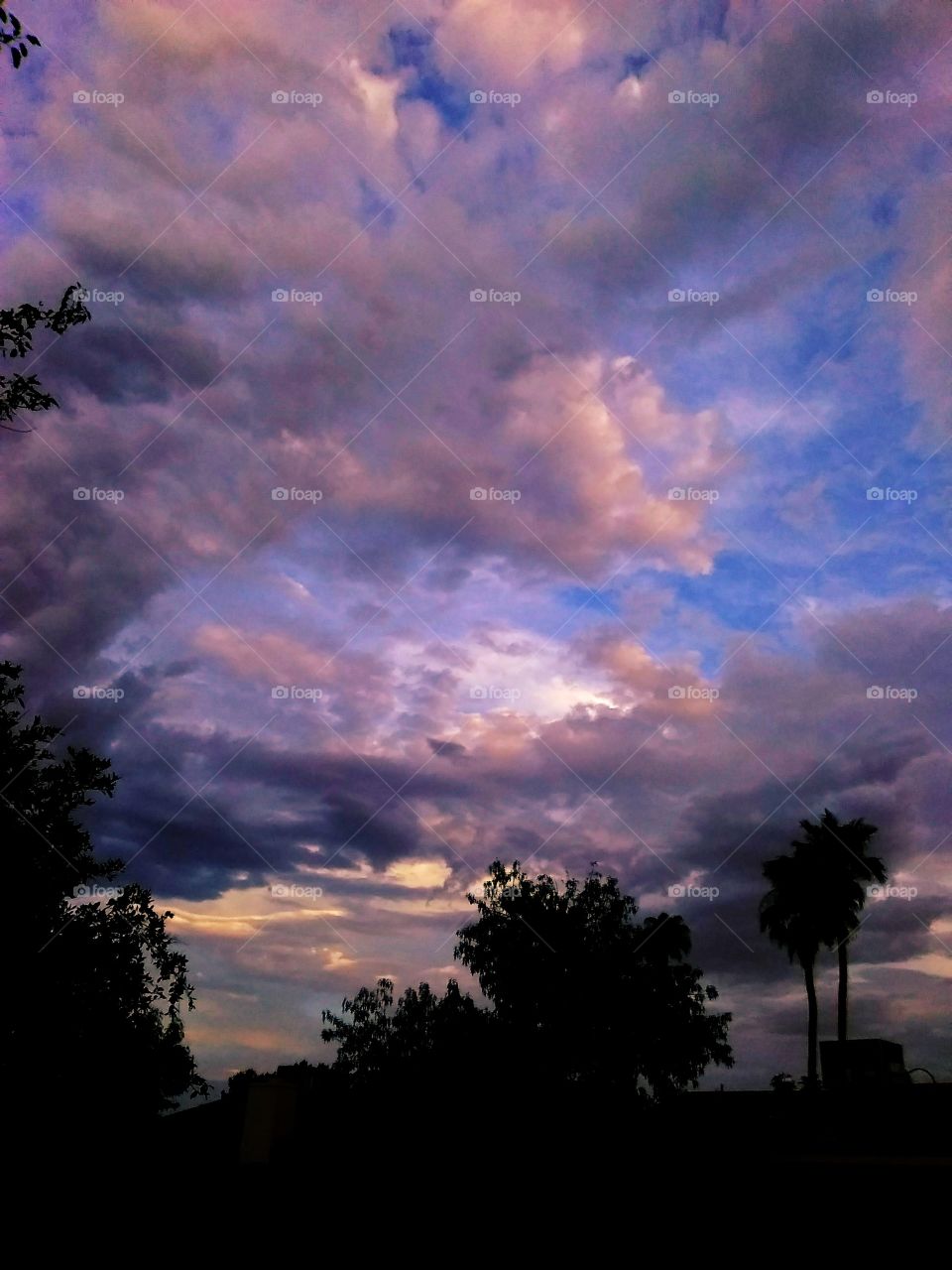 Arizona monsoon sky