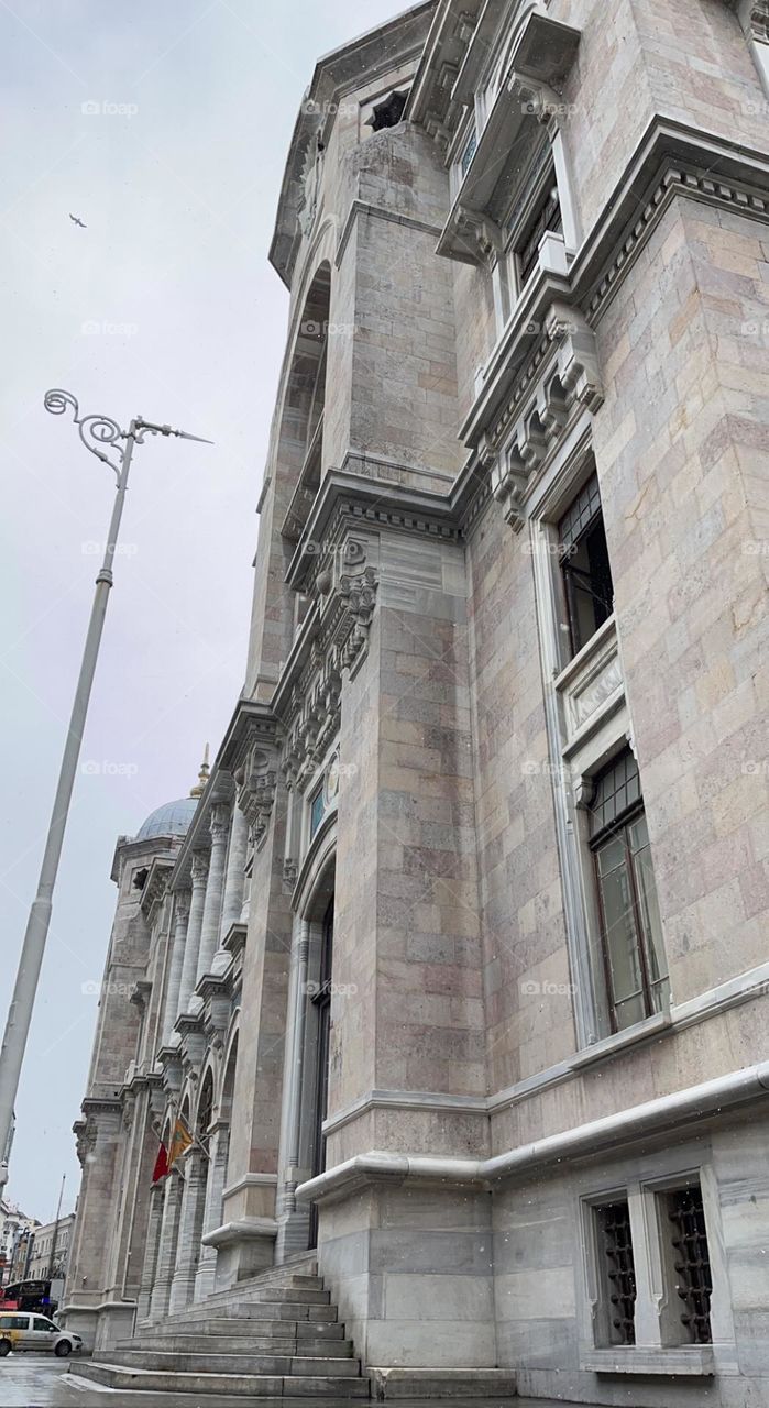 Grand Post Office, Istanbul Turkey: built in 1909, the office to this day is used as headquarters of Turkish Post. 
