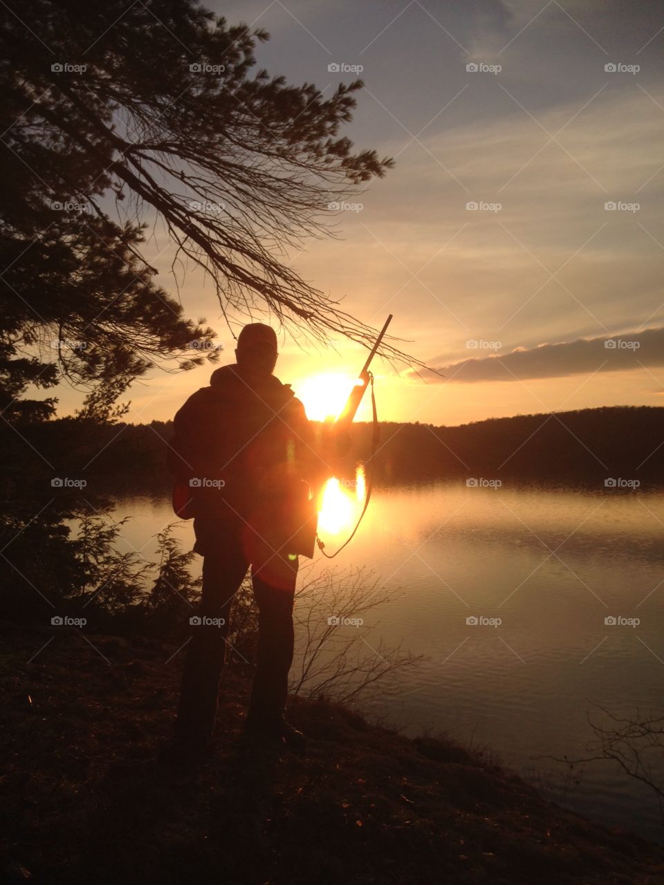 silhouette hunting in algonquin park