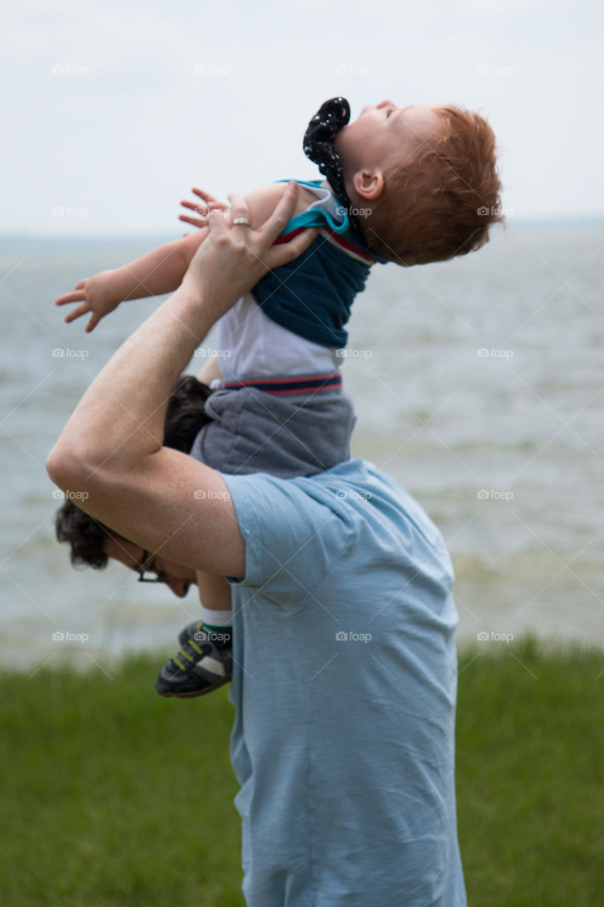 A bucking toddler