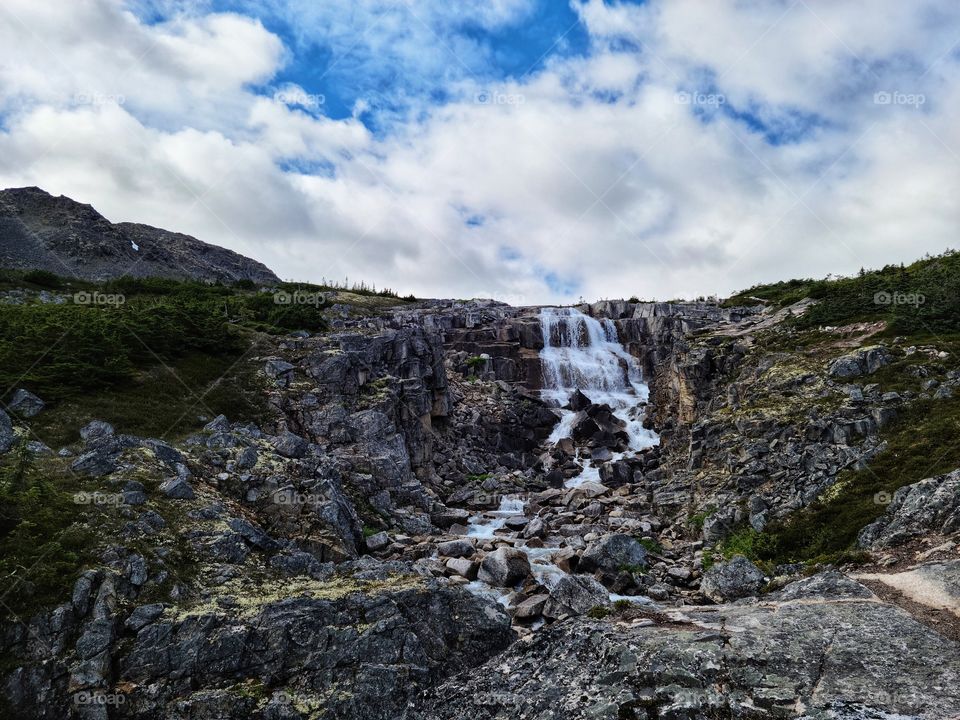 Chasing beautiful Alpine waterfalls