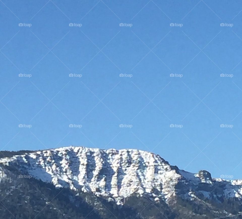 Bald Mountain with Snow