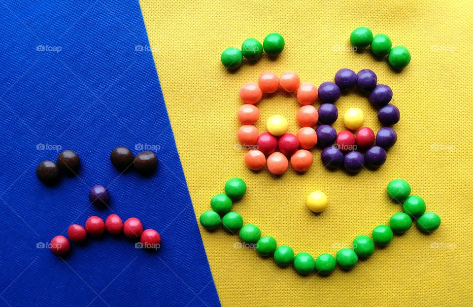 Don't Worry be Happy, complementary colors