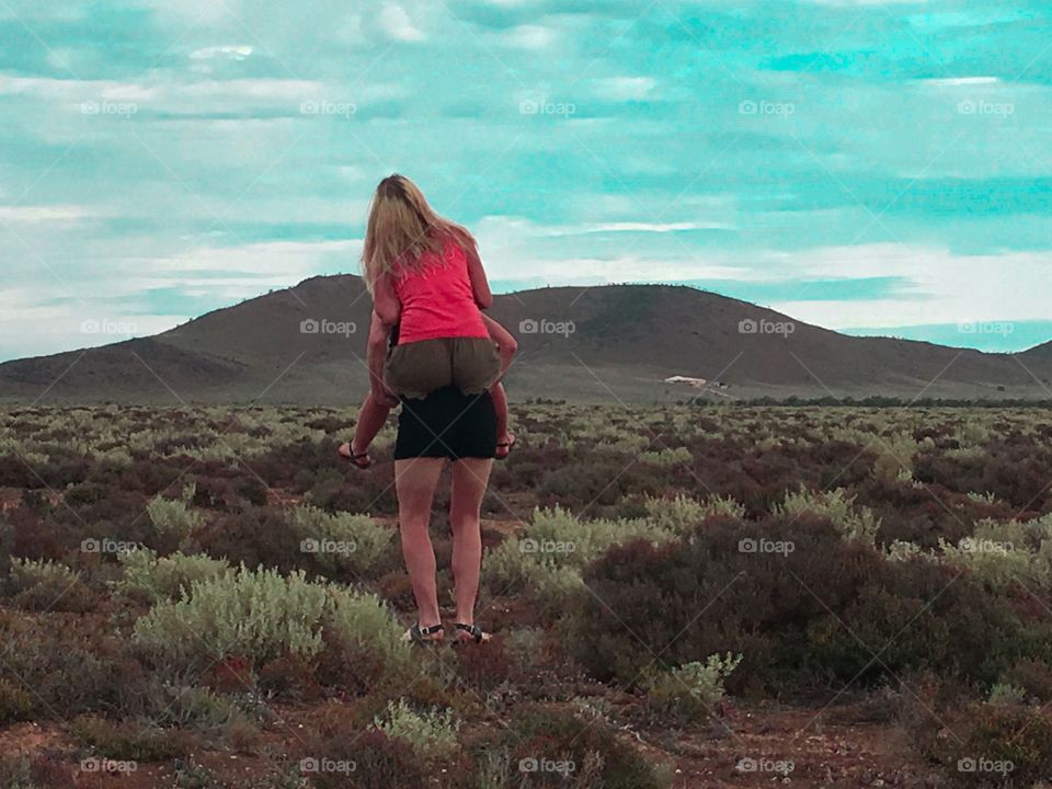 Best friends in the Australian outback 