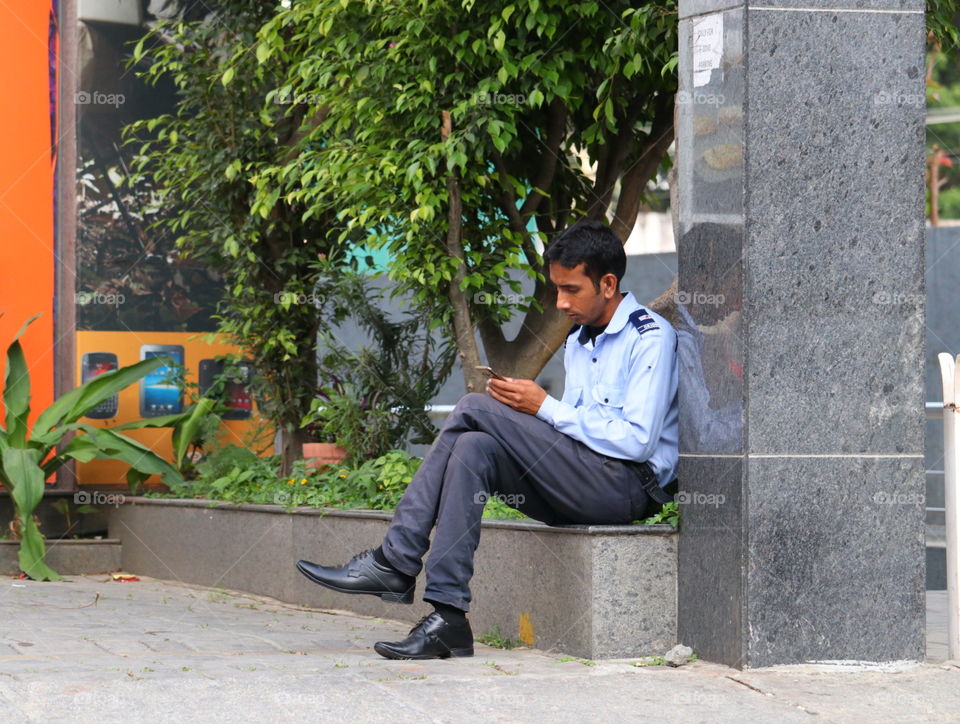 security gaurd on mobile