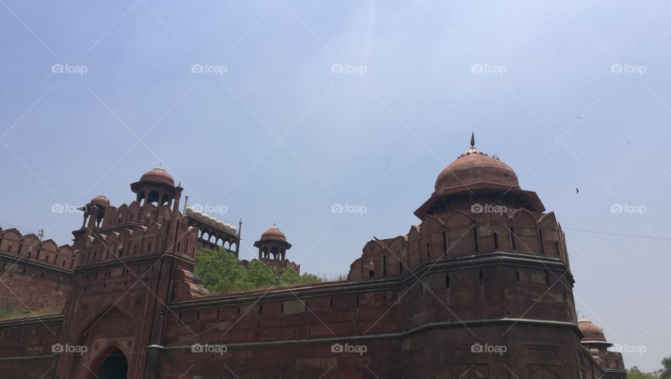 red fort,delhi, india