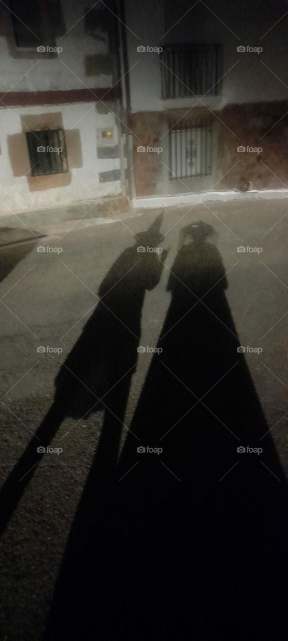 Sombras terroríficas.