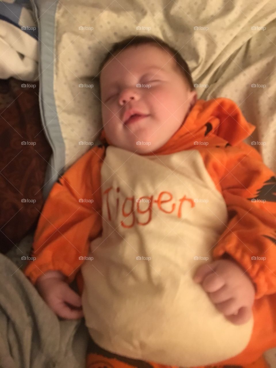 My grandsons first Halloween.