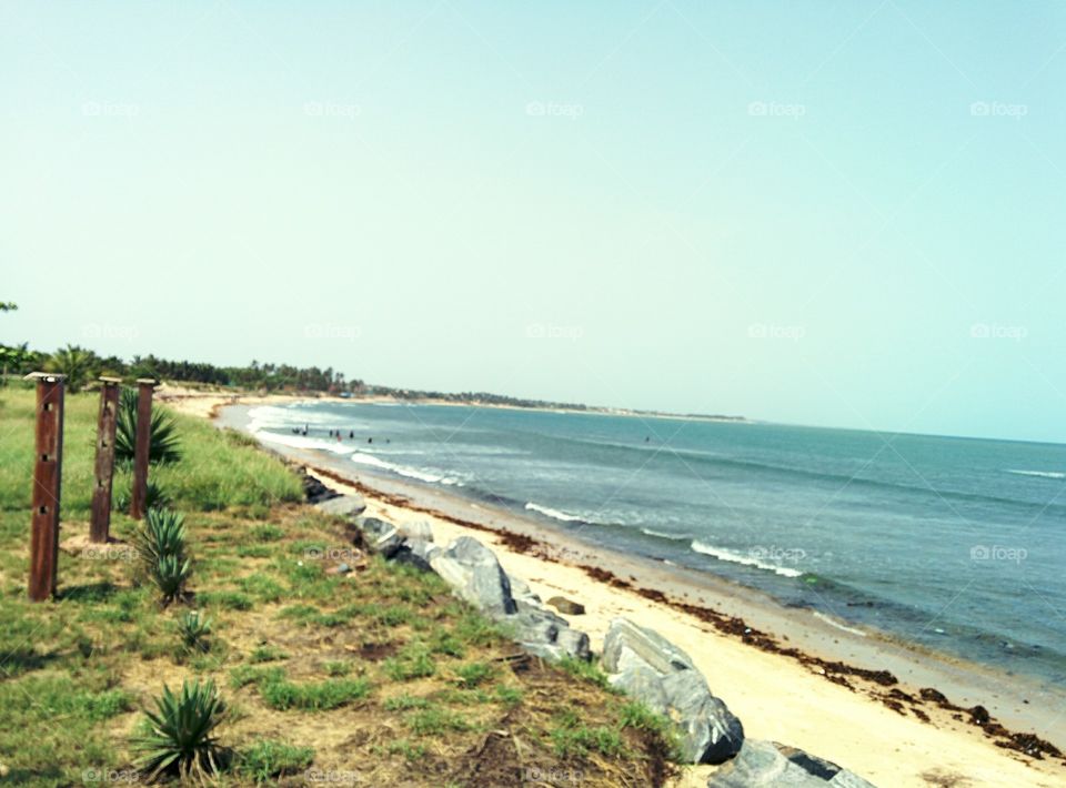 View of the sea from Prampram 