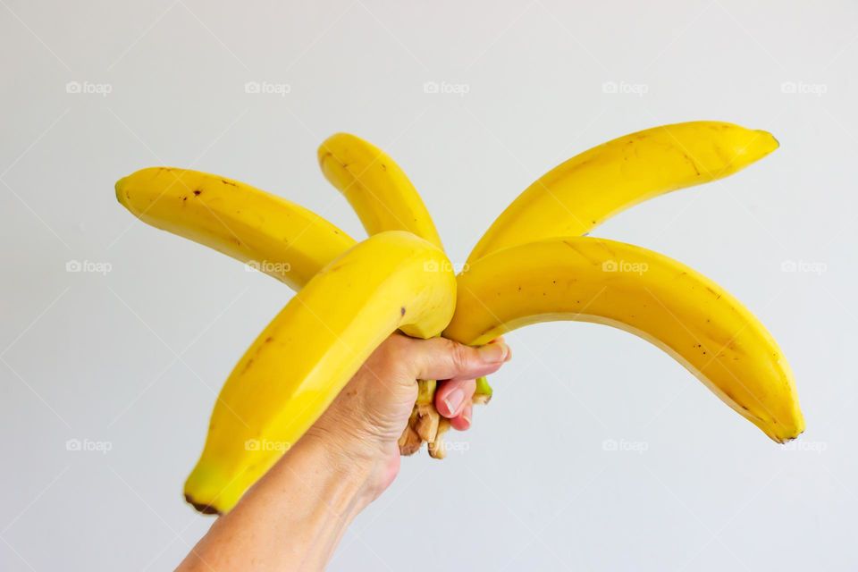 Bananas in the hand