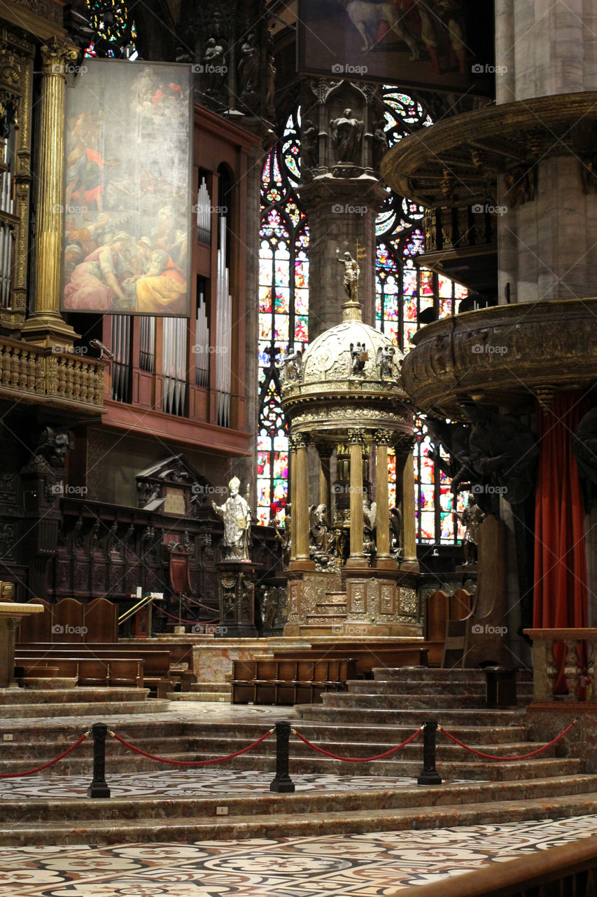 Italy, Milan, the Duomo Cathedral