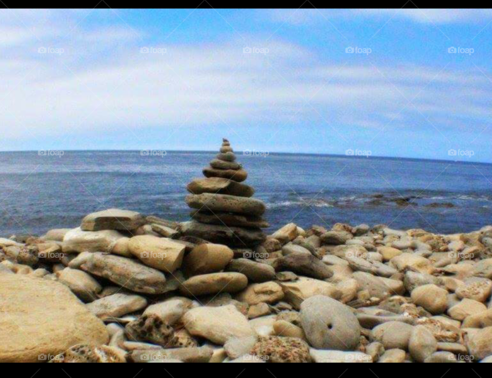 Cairn at the Beach
