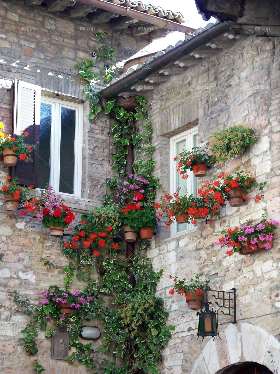 beautiful Italian town homes
