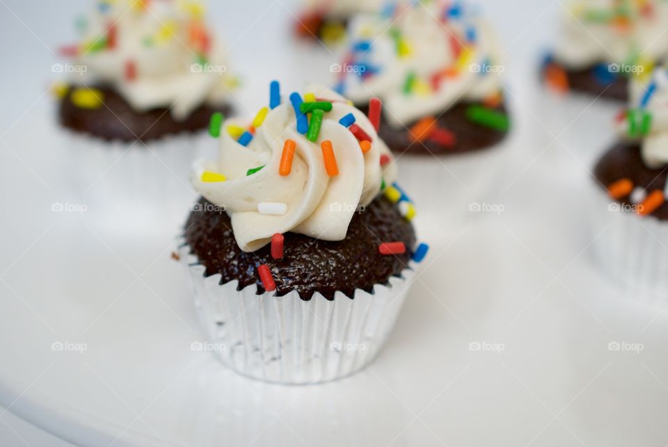 Sprinkled Cupcakes