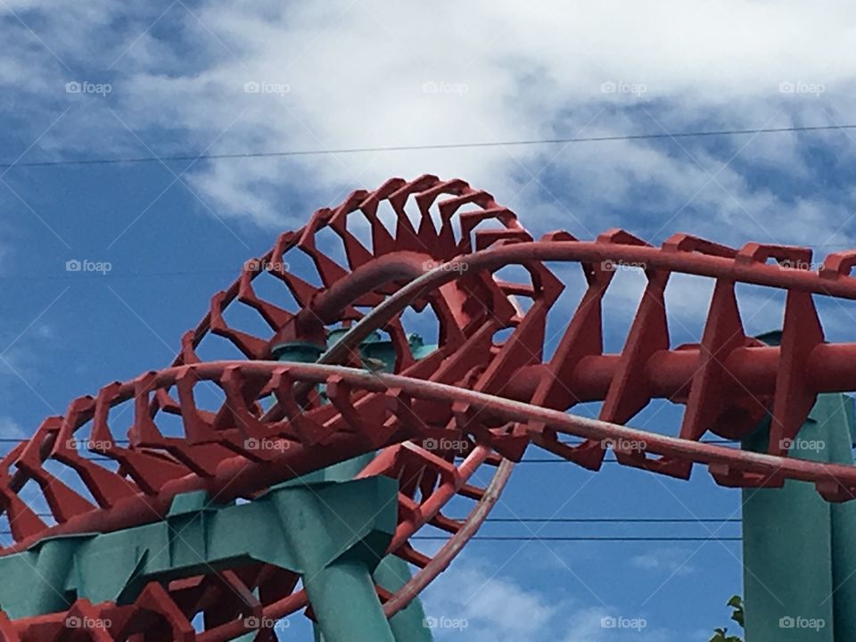 Roller coaster tracks