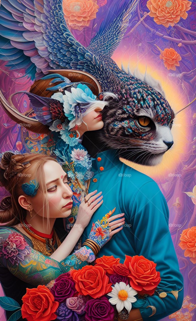 Complicated Relationship Reimagined Art