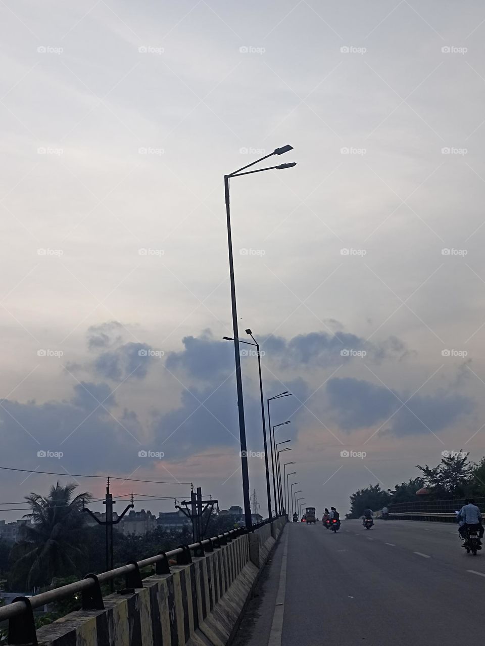 clouds of different colors