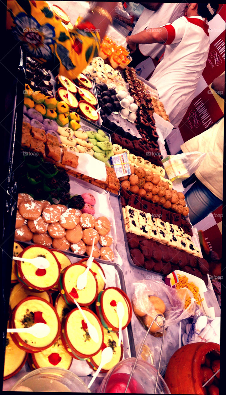 Tasty & Colorful sweets of Bengal. Combination of both Flavours & Colors.