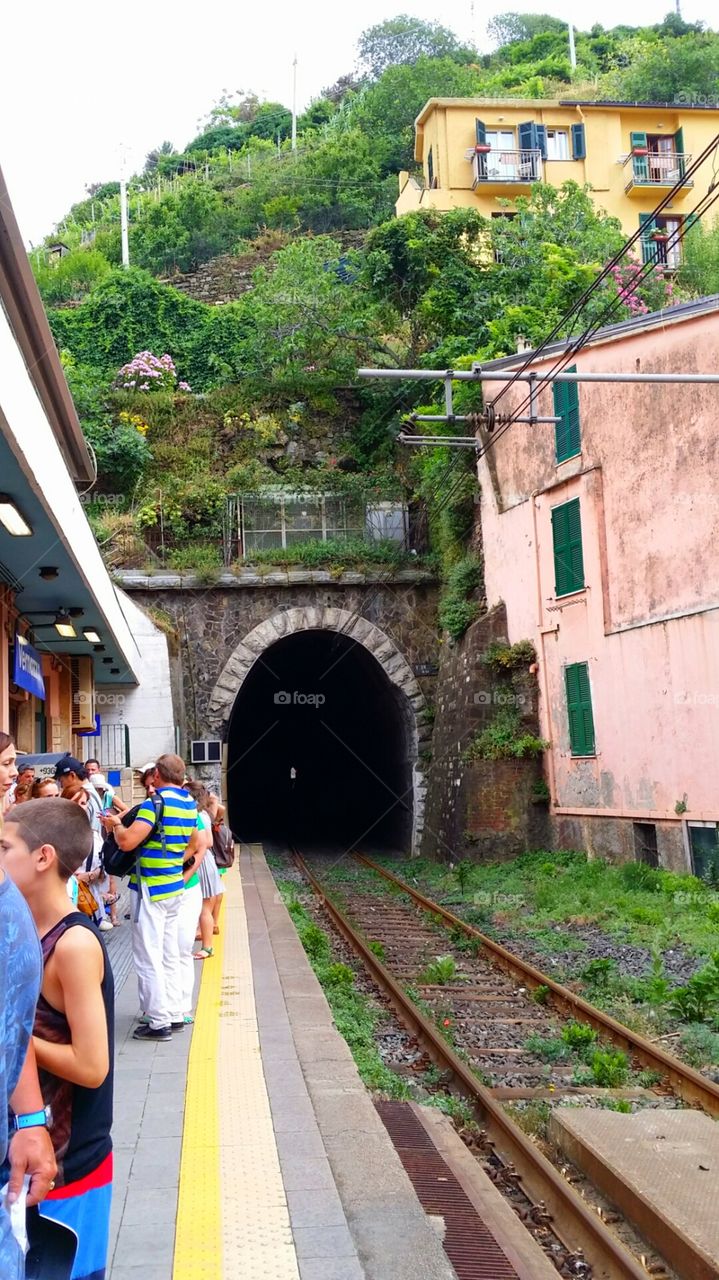 Railroad. Railroad Tunnel, Italy
