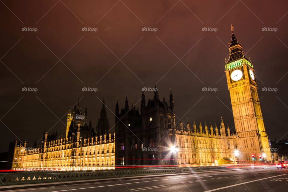 london night big ben houses of parliament by andyc