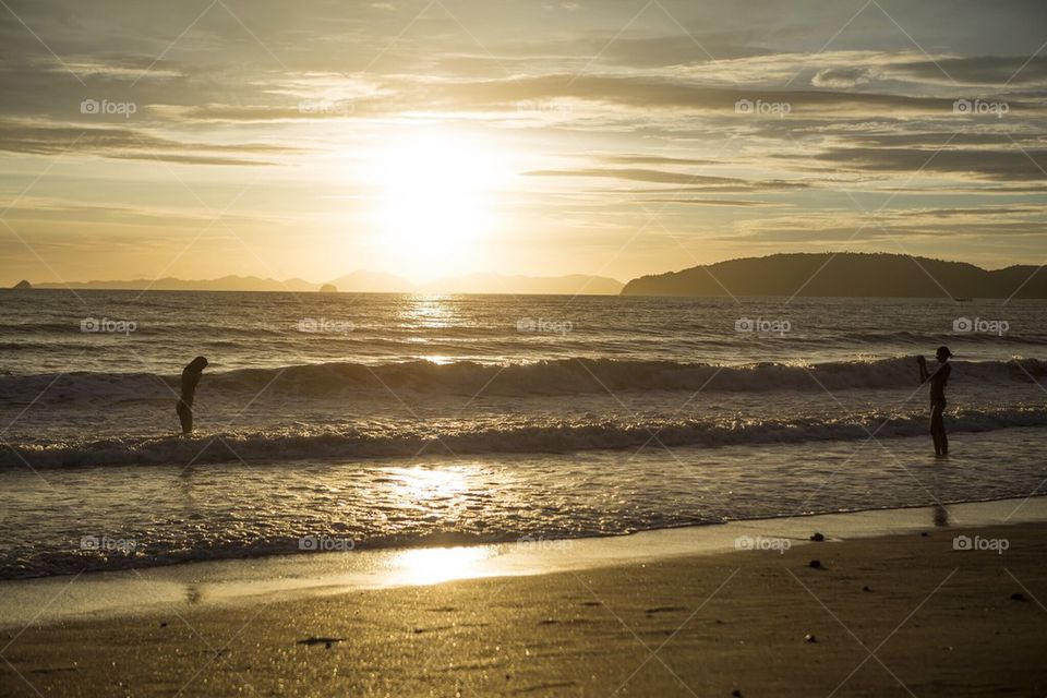 Sunset tide