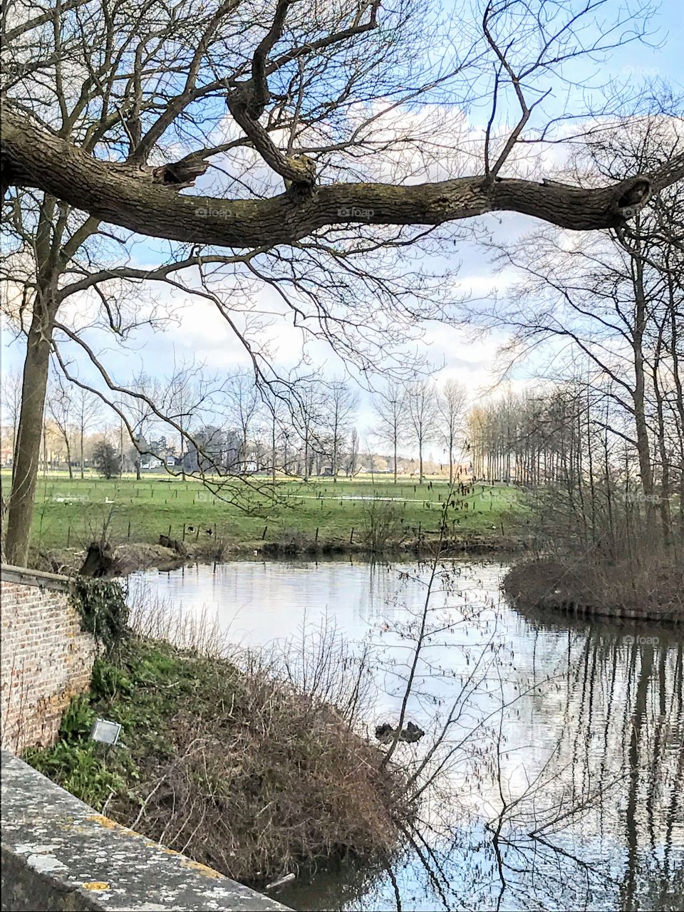 On Castle Hooidonk grounds - Flanders, Belgium